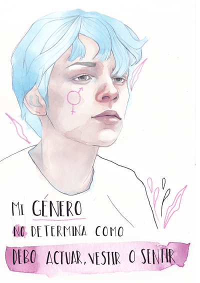 "Your gender doesn’t define you" Amalia Torres, Spain