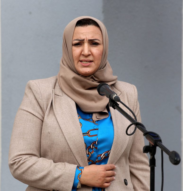 Laila Ben Khalifa, candidata a la presidencia Libia