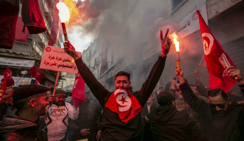 La Tunisie en régression