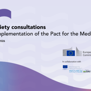 Civil society voices to shape the next phase of the Pact for the Mediterranean