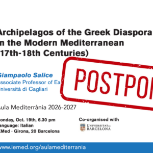 Archipelagos of the Greek Diaspora in the Modern Mediterranean (17th-18th Centuries)